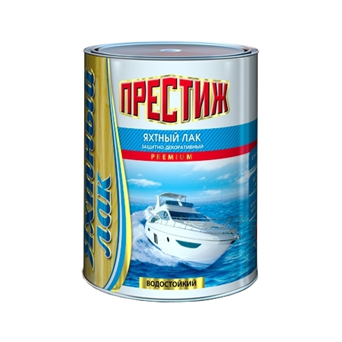 Лак Яхтный глянцевый алкидно-уретан. 1,9л.Престиж