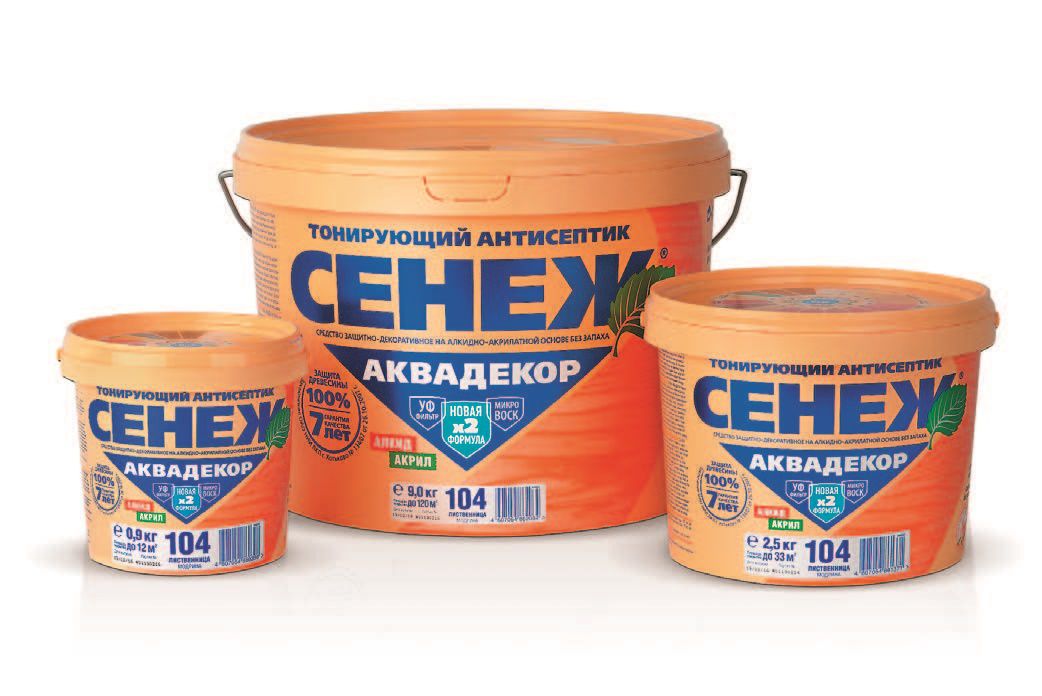 АкваДекор "СЕНЕЖ" 0,9кг орех (109)