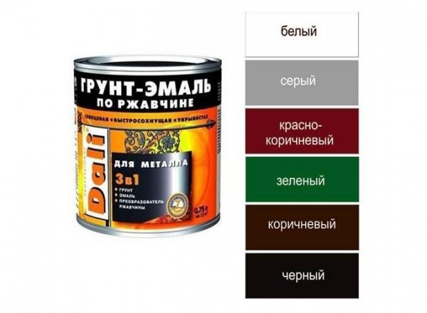 Дали грунт-эмаль МОЛОТКОВАЯ БРОНЗА  0,75л.