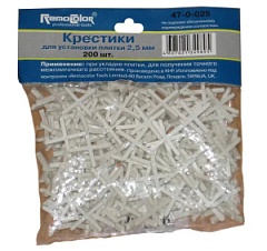 Крестики 4,0мм.(уп.100шт.) для укладки кафеля