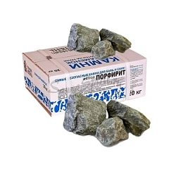 Камни для Бани ПОРФИРИТ колотый 20кг.