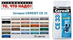 Затирка "CEREZIT" Манхетен СЕ-40 водоотталкивающая 2кг.